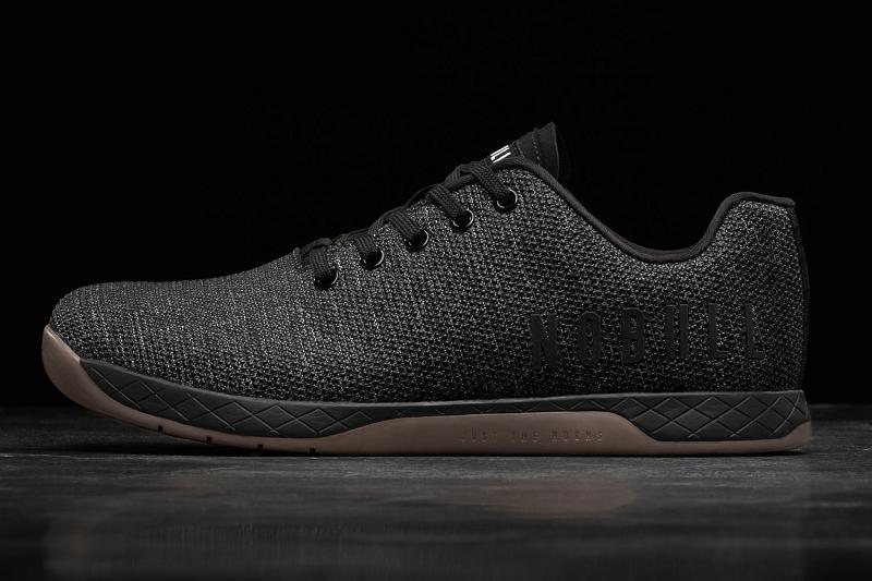 Nobull Heather Dark Gum Women's Trainers Black / Dark | USA V2133R